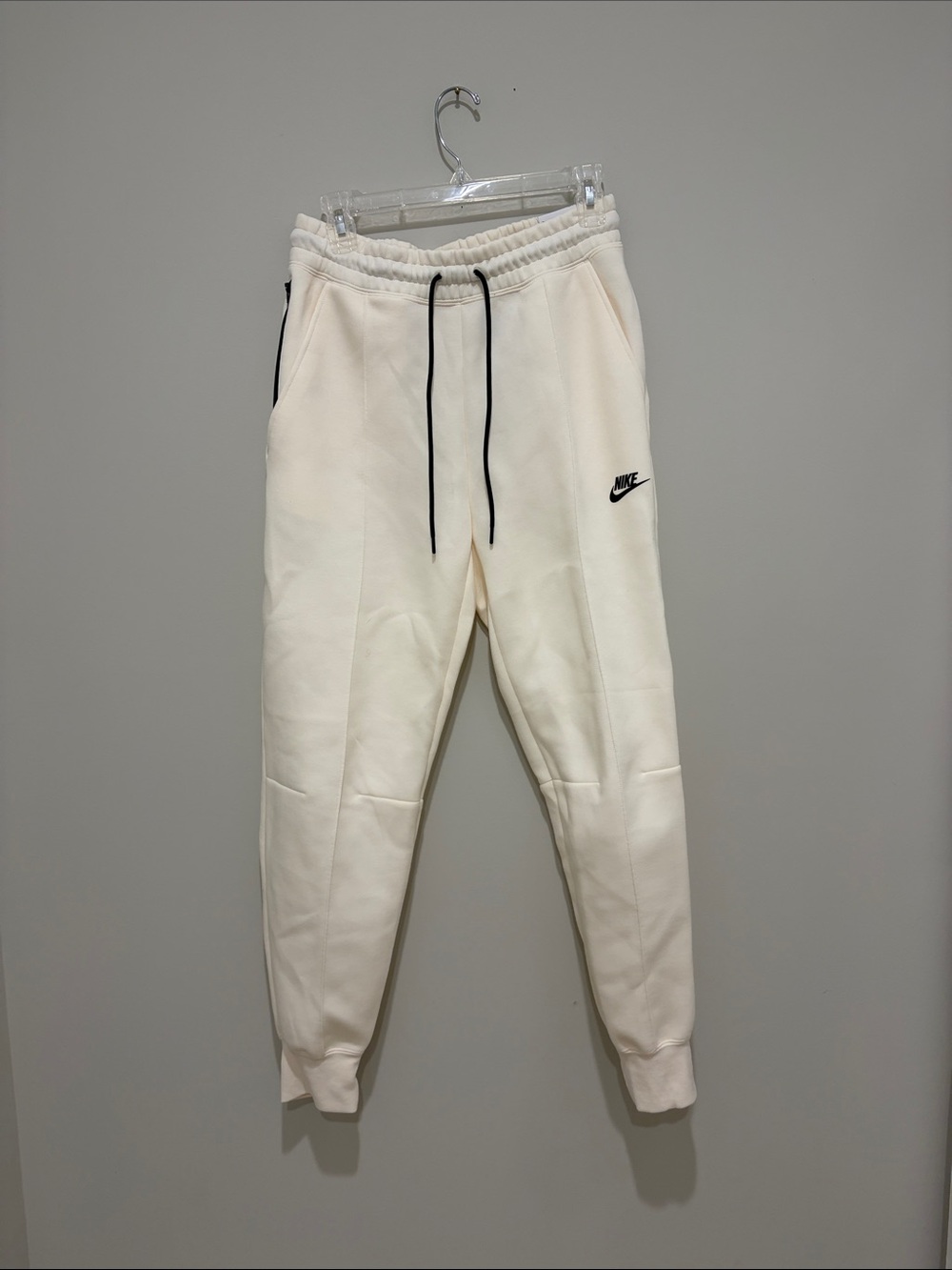 Nike Women’s cream/ black Tech Fleece Joggers
